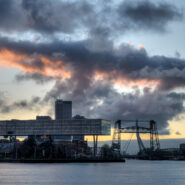 De skyline op Tweede Kerstdag