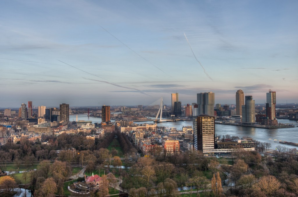 Rotterdam, daar moet je naartoe! Uitzicht vanaf de Euromast.